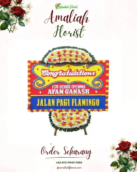 Sewa Papan Bunga Penarik